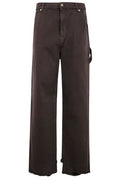 DARKPARK Frayed Edge Straight-Leg Jeans