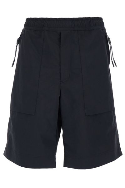 Moncler Grenoble Elastic-Waist Bermuda Shorts