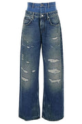 Dolce & Gabbana Double-Waisted Wide-Leg Jeans