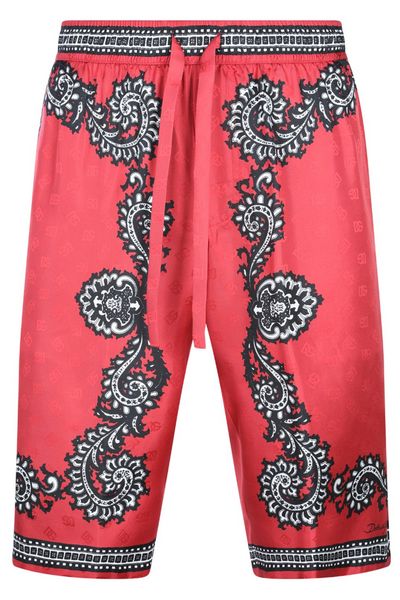 Dolce & Gabbana Bandana Printed Bermuda Shorts