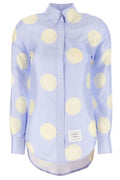 Thom Browne Polka-Dot Long-Sleeved Buttoned Shirt