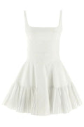 Giovanni Bedin Pleated Mini Dress