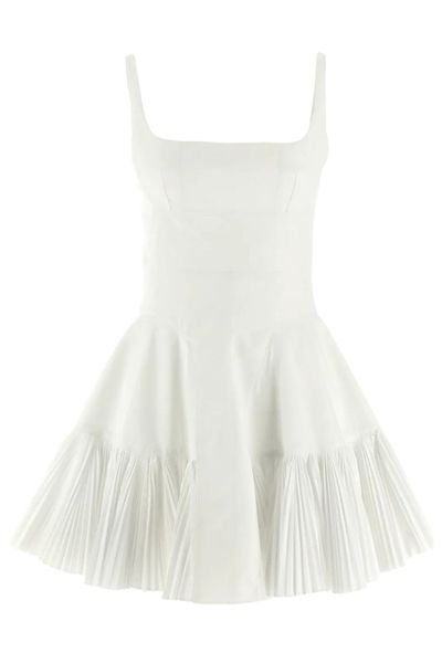 Giovanni Bedin Pleated Mini Dress