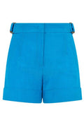 Alberta Ferretti High-Waist Cuffed Shorts