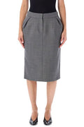 Magda Butrym Pleated Midi Skirt