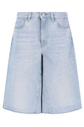 Our Legacy Midi A-Line Denim Shorts
