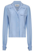 Maison Margiela Long-Sleeved Satin Shirt