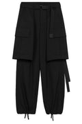 Sacai Belted Wide Leg Cargo Pants