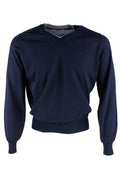 Brunello Cucinelli Ribbed-Knit V-Neck Jumper
