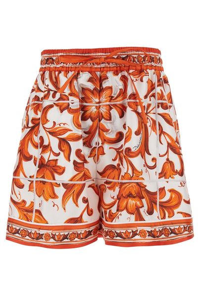 Dolce & Gabbana Majolica-Printed Bermuda Shorts