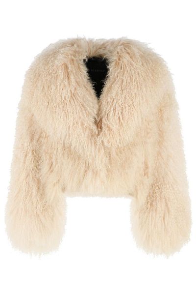 Blancha Curly Fur Cropped Jacket