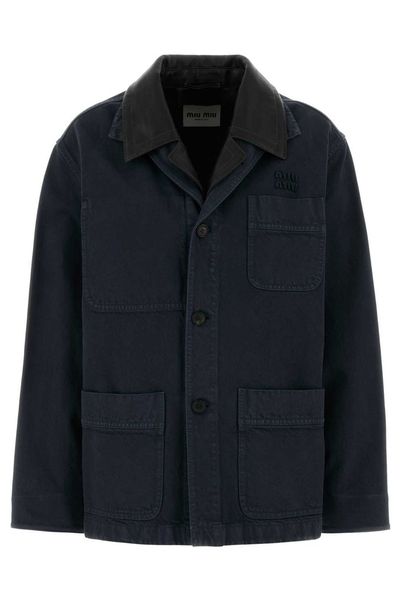Miu Miu Patch-Pocket Denim Jacket