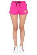 Versace Greek Logo Patched Shorts