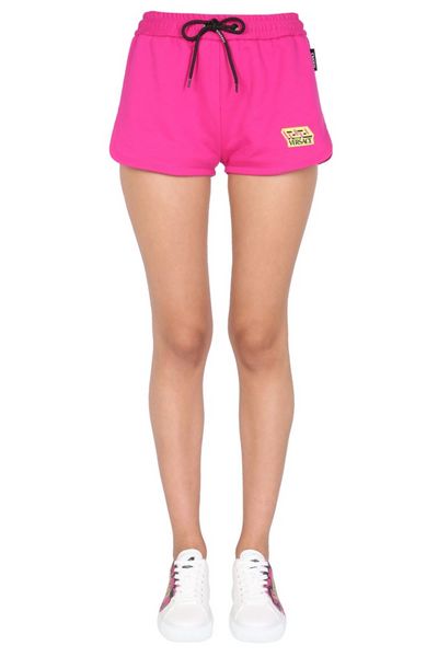 Versace Greek Logo Patched Shorts