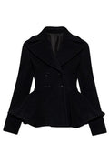 Alaïa Peplum Peacoat