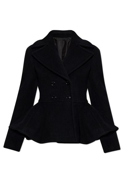 Alaïa Peplum Peacoat