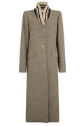 Dries Van Noten Micro Check Long Coat