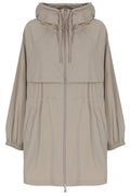 Herno Drawstring Waist Hooded Jacket