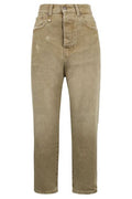 R13 Distressed Tailored Drop Jeans