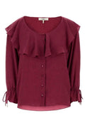 Chloé Ruffled Button-Front Blouse