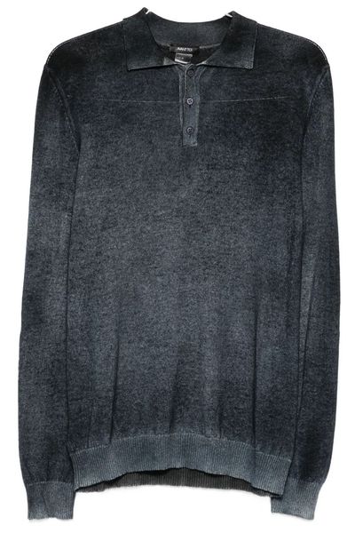 Avant Toi Faded Polo Knitted Sweater
