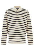 Junya Watanabe MAN Striped Long Sleeve Polo Shirt