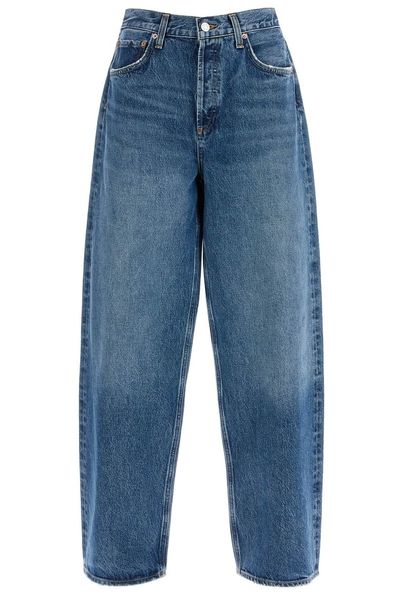 AGOLDE Mid Rise Wide-Leg Jeans