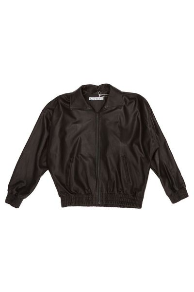 Acne Studios Zip-Up Leather Jacket