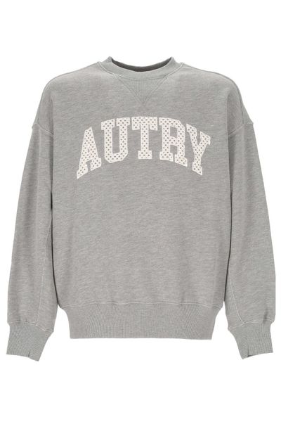Autry Logo Detailed Crewneck Sweatshirt