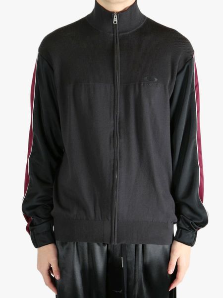 Balenciaga Hybrid Zip-Up Sweatshirt