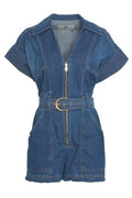 Elisabetta Franchi Denim Romper Suit