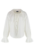 Polo Ralph Lauren Tie-Neck Poplin Top