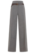 Prada Belt-Detailed Pleated Trousers