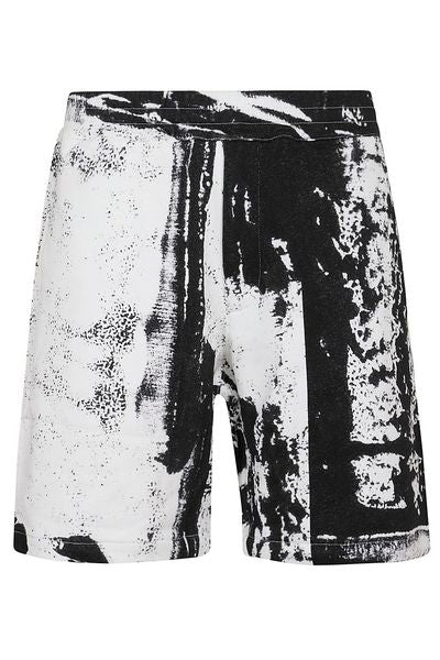 Alexander McQueen Graphic Print Shorts