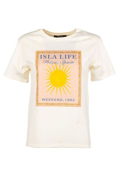 Weekend Max Mara Wkdpantera Graphic Printed Crewneck T-Shirt