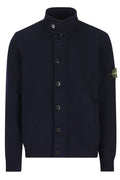 Stone Island High Neck Buttoned Cardigan