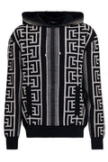 Balmain Maxi Monogram Drawstring Hoodie