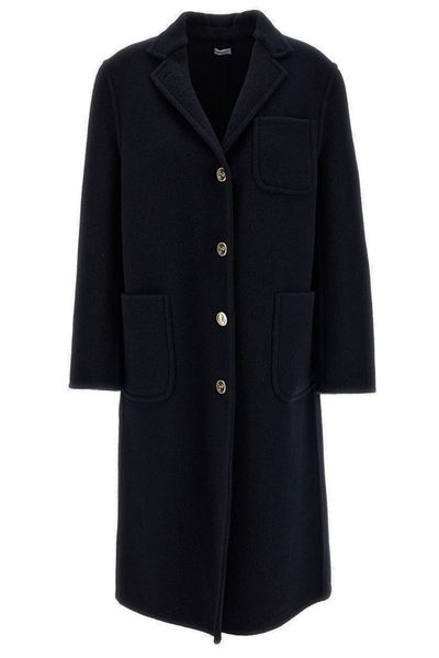 Thom Browne Unconstructed Bell Sleeve Overcoat