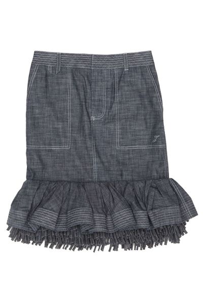 Jacquemus The Cabana De-Nîmes Denim Skirt