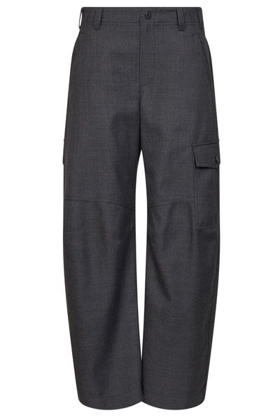 Brunello Cucinelli Barrel-Leg Pocket Detail Pants