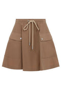 Moncler Drawstring Cargo Mini Skirt