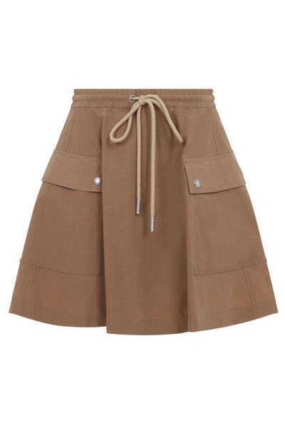 Moncler Drawstring Cargo Mini Skirt