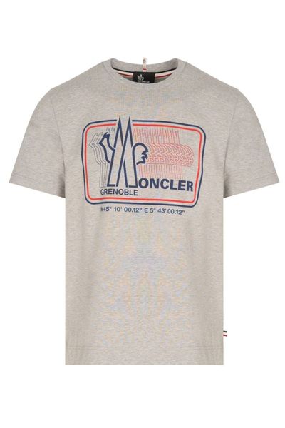 Moncler Grenoble Logo Printed Crewneck T-Shirt