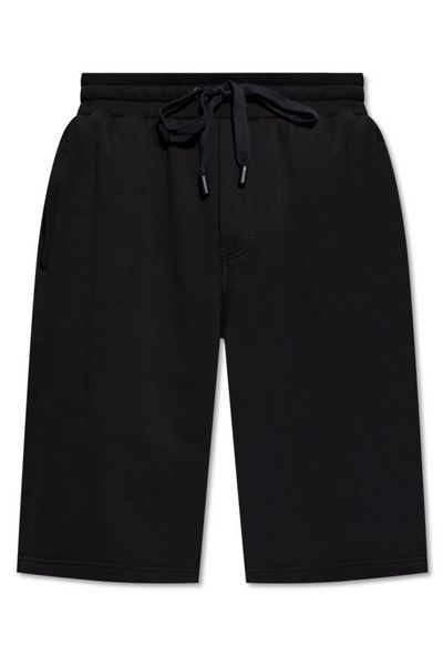 Dolce & Gabbana Logo Embossed Drawstring Shorts