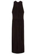 Alaïa Twisted Halterneck Sleeveless Midi Dress