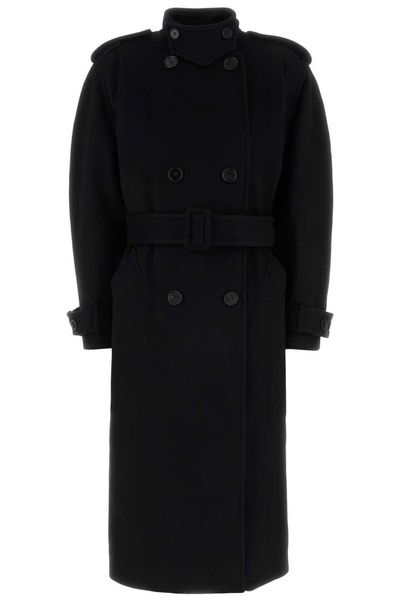Chloé Ma 05 Belted Double-Breasted Coat