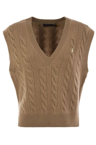 Polo Ralph Lauren V-Neck Cable Knit Vest