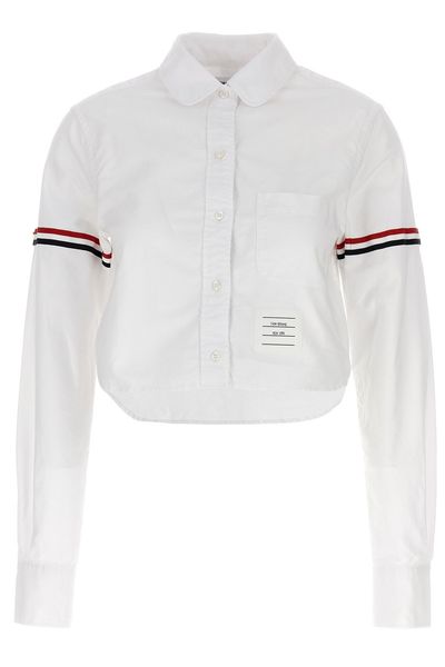 Thom Browne Cropped Button-Up Shirt