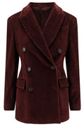 Brunello Cucinelli Double-Breasted Velvet Blazer