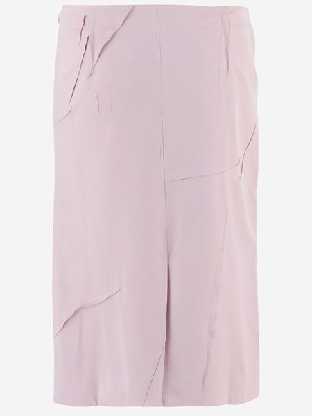 ALAINPAUL Bow Belt Midi Skirt